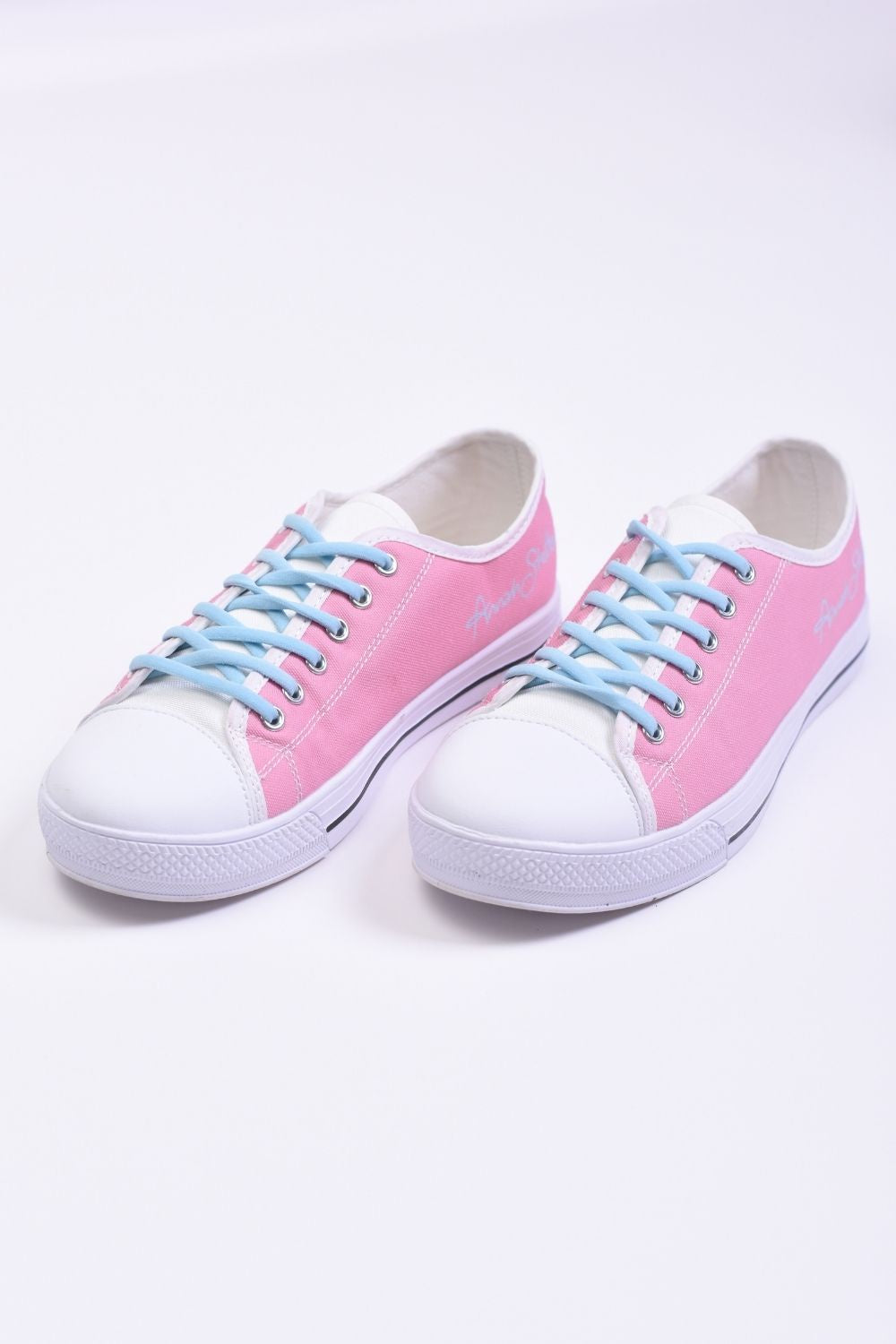 Candy Pink Canvas Shoe – Annah Stretton